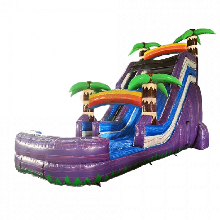 18 ft Purple Plunge Slide