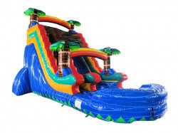 20 ft Blue Paradise Slide